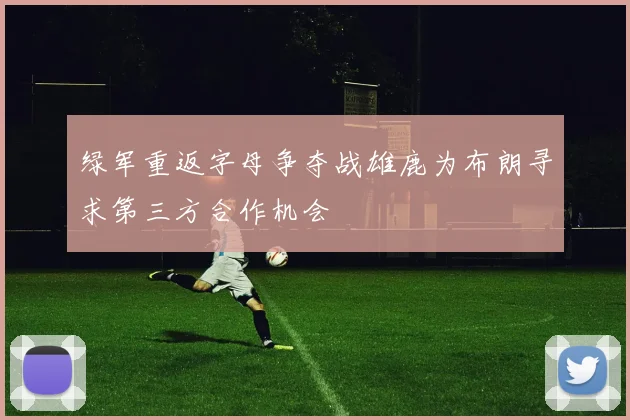 绿军重返字母争夺战雄鹿为布朗寻求第三方合作机会